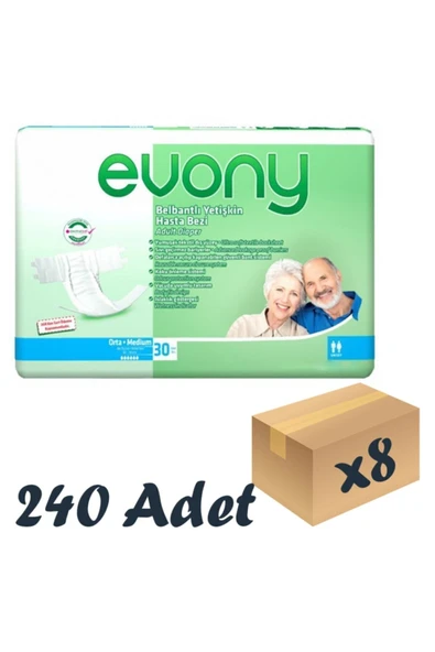 EVONY Yetişkin Bezi Medium 240 Adet - Resim 2
