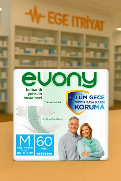 EVONY Yetişkin Bezi Medium 60 Adet ürün görseli 1