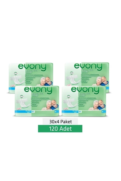 EVONY Yetişkin Bezi Medium 120 Adet - Resim 2