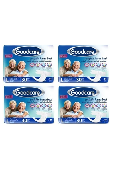 GOODCARE Yetişkin Bezi Large 120 Adet ürün görseli 1