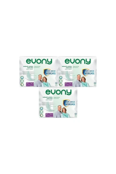 EVONY Yetişkin Bezi X-Large 90 Adet - Resim 2