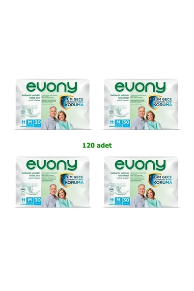 EVONY Yetişkin Bezi Medium 120 Adet ürün görseli 1
