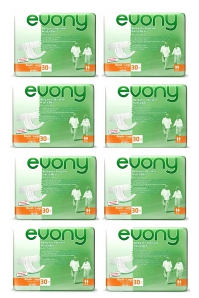 EVONY Yetişkin Bezi Large 240 Adet ürün görseli 1