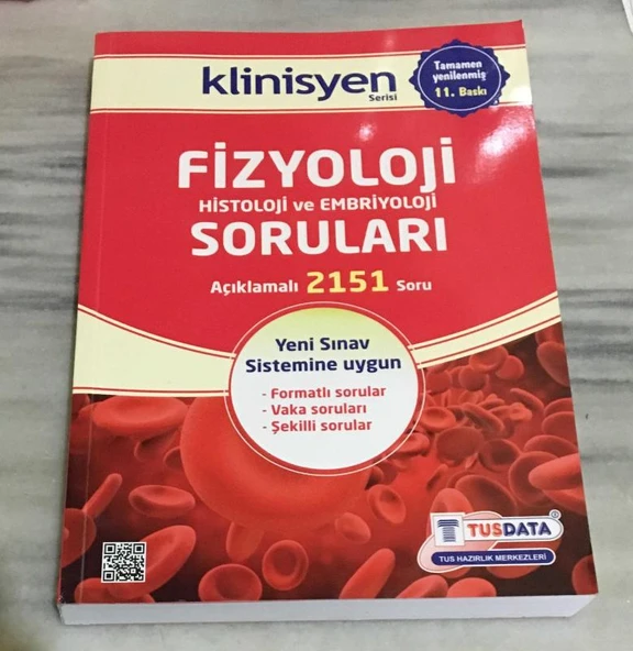 Klinisyen Serisi FİZYOLOJİ HİSTOLOJİ VE EMBRİYOLOJİ SORULARI Açıklamalı 2151 Soru ( Tamamen Yenilenmiş 11.BASKI ) (Sahafiye Kitap) ürün görseli 1