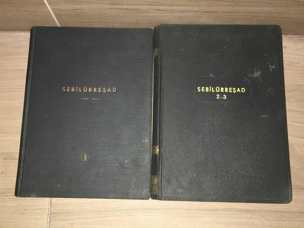 SEBİLÜRREŞAD 1948 - 1949 - 1950 Cilt 1.2.3. ( iki kitapta toplanmıştır ) TOPLAM 75 SAYI ( Bkz.Açıklama ) (Sahafiye Kitap) ürün görseli 1