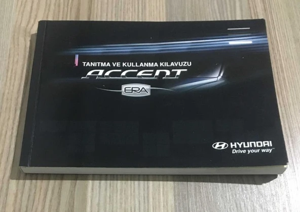 2005 HYUNDAI ACCENT ERA Tanıtma ve Kullanma Kılavuz (Sahafiye Kitap) ürün görseli 1