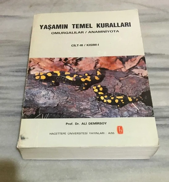 YAŞAMIN TEMEL KURALLARI Omurgalılar - Anamniyota CİLT 3 - KISIM 1 (Sahafiye Kitap) ürün görseli 1