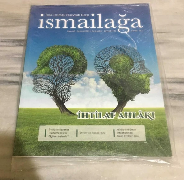 İSMAİLAĞA Dergisi Mayıs 2021 Sayı 60 İHTİLAF AHLAKI (Sahafiye Kitap) ürün görseli 1