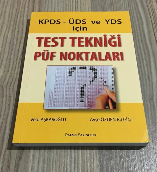 KPDS - ÜDS ve YDS için TEST TEKNİĞİ PÜF NOKTALARI (Sahafiye Kitap) ürün görseli 1