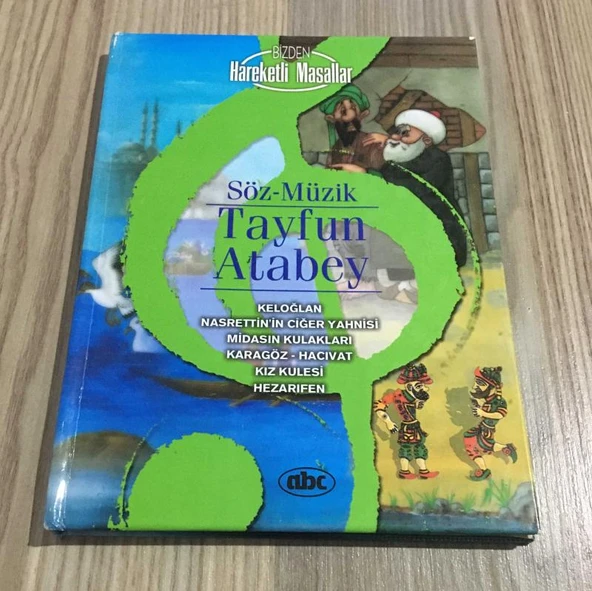 Bizden Hareketli Masallar ( Keloğlan-Nasreddin'in Ciğer Yahnisi,Midas'ın Kulakları,Karagöz-Hacivat,Kız Kulesi,Hezarfen ) NOTALI (Sahafiye Kitap) ürün görseli 1