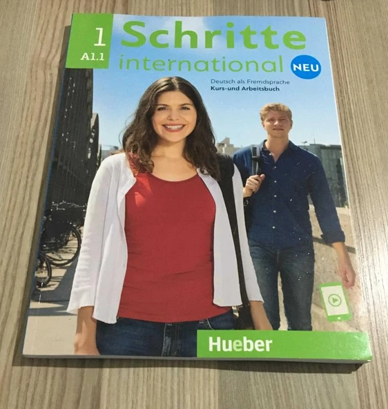 Schritte international NEU 1 Niveau A1.1 ( Kurs and Arbeitsbuch ) - 2023 baskı - (Sahafiye Kitap) ürün görseli 1