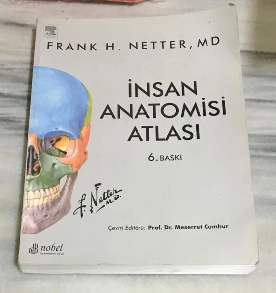İNSAN ANATOMİSİ ATLASI 6.BASKI - 2015 (Sahafiye Kitap) ürün görseli 1