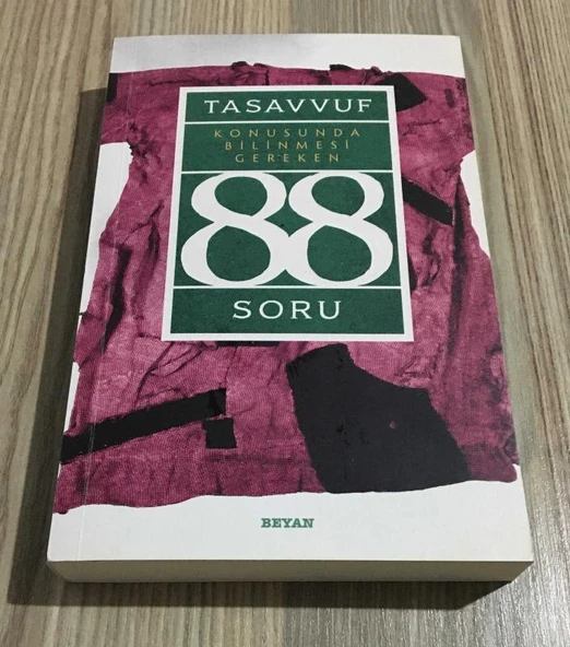 TASAVVUF KONUSUNDA BİLİNMESİ GEREKEN 88 SORU (Sahafiye Kitap) ürün görseli 1