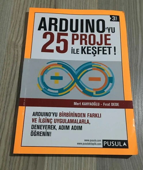 ARDUINO'YU 25 PROJE İLE KEŞFET 3.BASKI (Sahafiye Kitap) ürün görseli 1