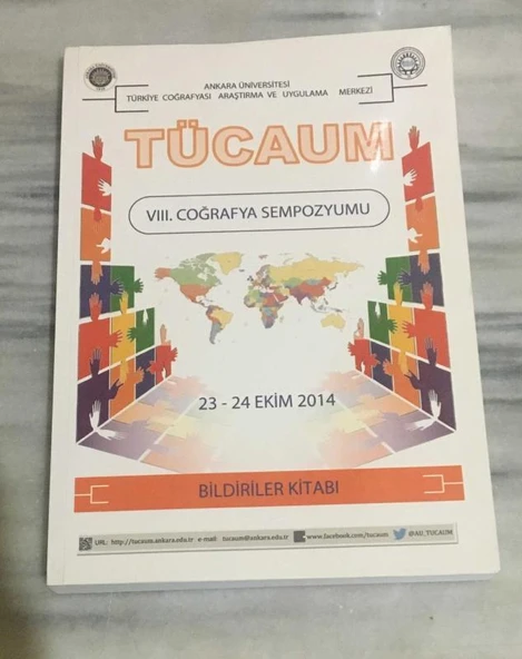 ( 8 ) VIII. COĞRAFYA SEMPOZYUMU 23-24 EKİM 2014 BİLDİRİLER KİTABI (Sahafiye Kitap) ürün görseli 1
