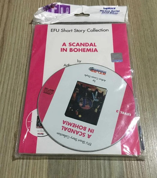 A SCANDAL IN BOHEMIA Level 3 ( CD'Lİ - JELATİNİNDE ) (Sahafiye Kitap) ürün görseli 1
