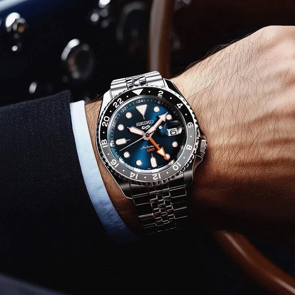 PTTAVM: Seiko 5 Sports Otomatik GMT SSK045K Erkek Kol Saati SSK045K1