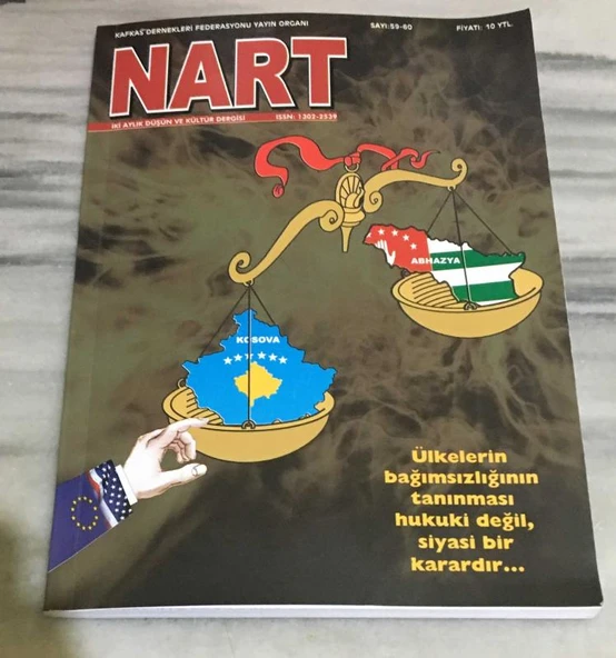 NART Dergisi 2008 Sayı 59 - 60 ( İçindekiler ikinci görselde ) (Sahafiye Kitap) ürün görseli 1