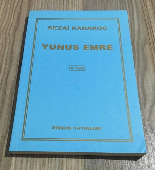 YUNUS EMRE 10.BASKI (Sahafiye Kitap) ürün görseli 1