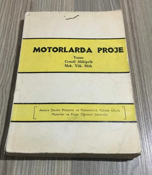 MOTORLARDA PROJE (Sahafiye Kitap) ürün görseli 1
