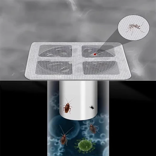 Lavabo Gider Süzgeci 10 Adet - Resim 3
