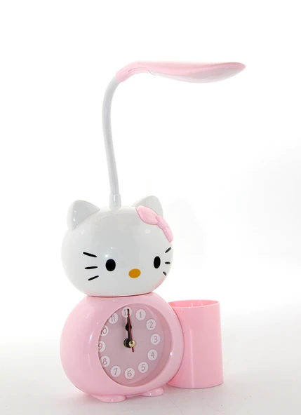 Hello Kitty Masa Lambası Saat Ve Kalemlik ürün görseli 1