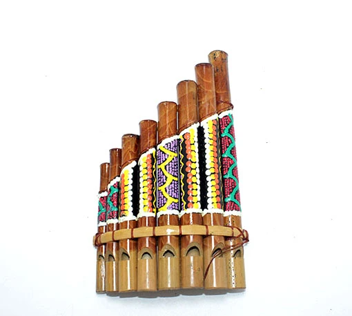 Bambu Batikli Pan Flüt ürün görseli 1