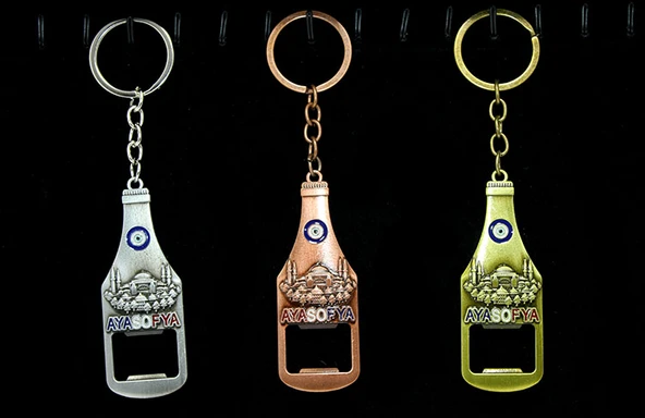 Metal Ayasofya Anahtarlık Ve Açacak Model 1 ürün görseli 1