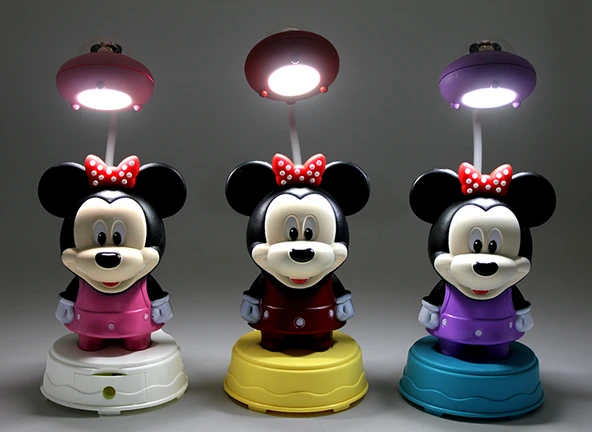 Mickey Mouse Masa Üstü Lamba USB Şarjlı Model 1 ürün görseli 1