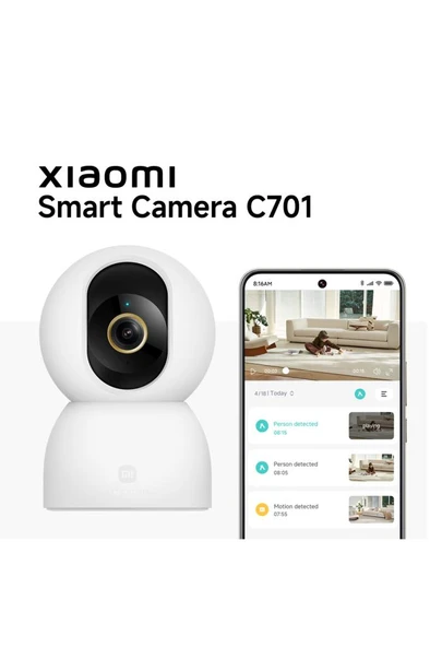 XİAOMİ SMART CAMERA C701 WHİTE - Resim 2