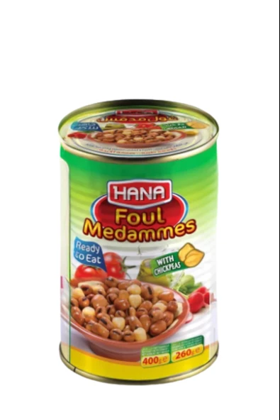 Hana Bakla ve Nohut Konservesi 400 gr ürün görseli 1