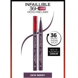 Loreal Paris Infaillible 36H Grip Micro Fine Eyeliner 04 Dew Berry ürün görseli 1