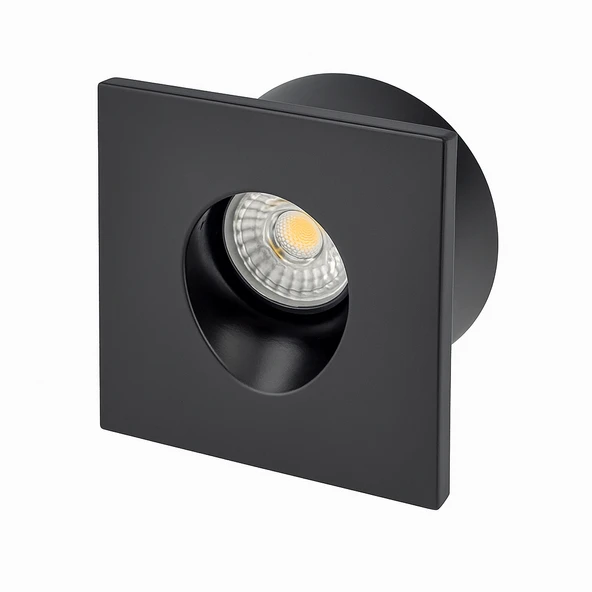 CATA CT-5179 3W LED Koridor Armatürü Siyah Kasa Modern İç Mekan Duvar Aydınlatma Lambası 3200K Günışığı ürün görseli 1