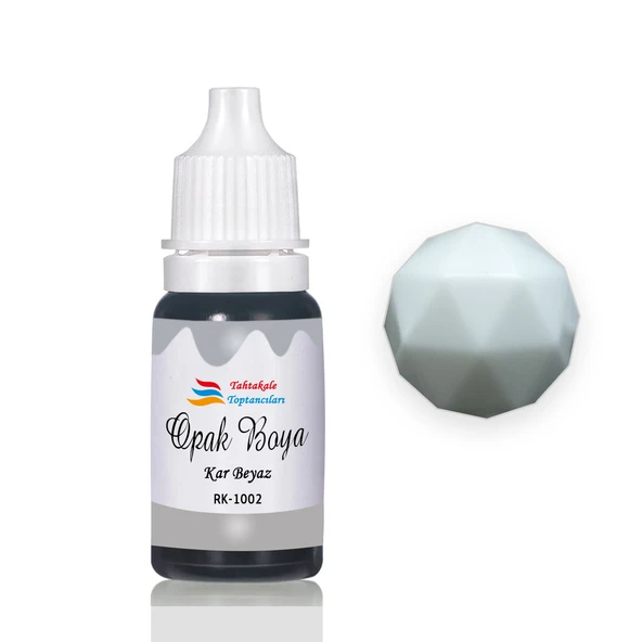 Epoksi Reçine Opak Boya Pigment Opak Epoksi Boyası 20 ML  Kar Beyaz - 1002 ürün görseli 1