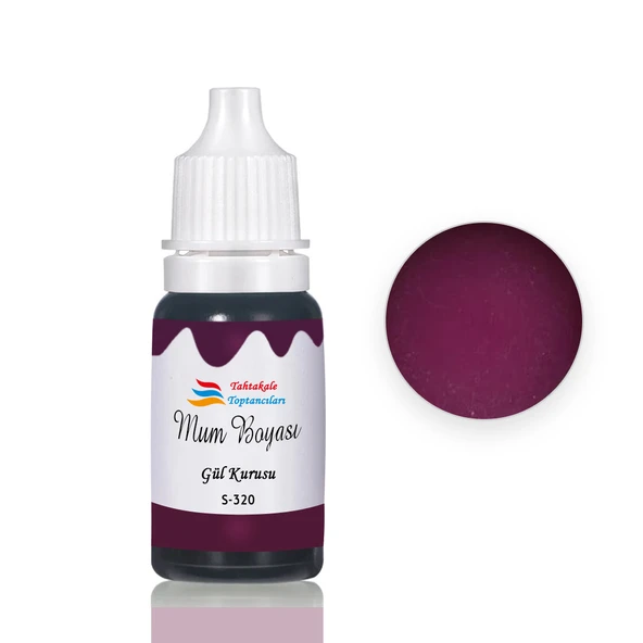 Mum Boyası Sıvı Pigment Boya 20 ML  Gül Kurusu - S320 ürün görseli 1