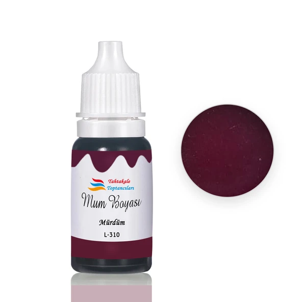 Mum Boyası Sıvı Pigment Boya 20 ML  Mürdüm - L310 ürün görseli 1