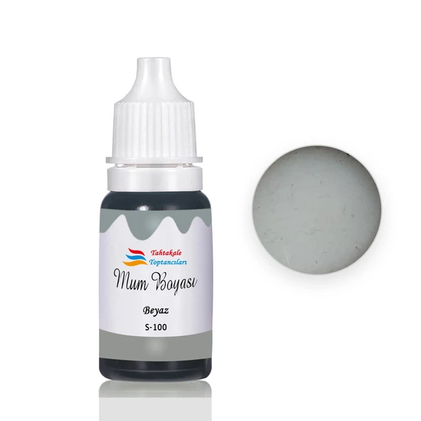 Mum Boyası Sıvı Pigment Boya 20 ML  Beyaz - S100 ürün görseli 1