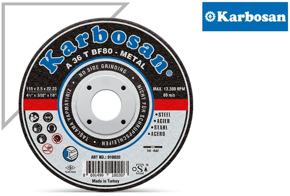 115 LİK METAL KESİCİ ( KARBOSAN ) 115 mm ürün görseli 1
