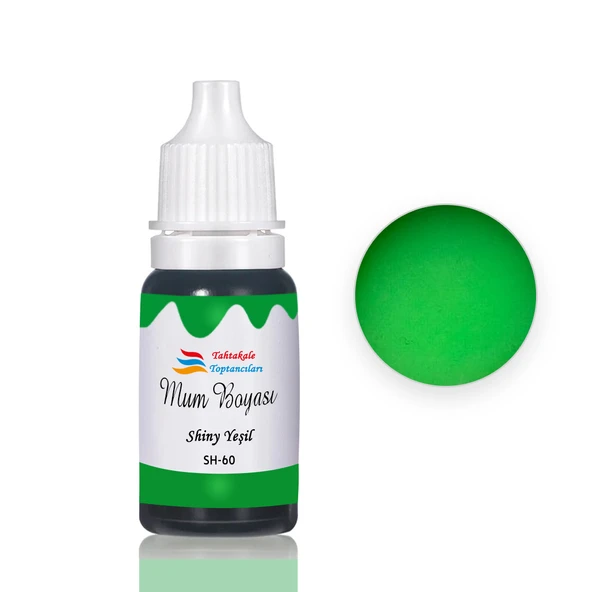 Mum Boyası Sıvı Pigment Boya 20 ML  Shiny Yeşil - SH60 ürün görseli 1