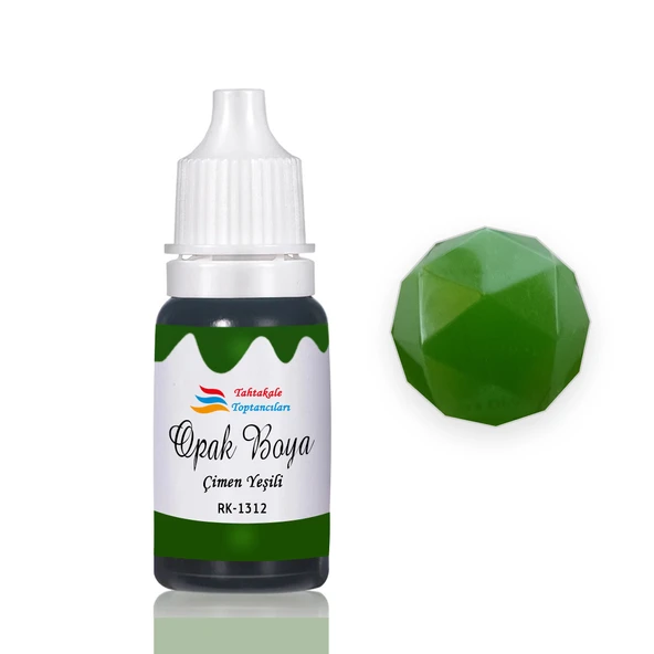 Epoksi Reçine Opak Boya Pigment Opak Epoksi Boyası 20 ML  Çimen Yeşili - 1312 ürün görseli 1