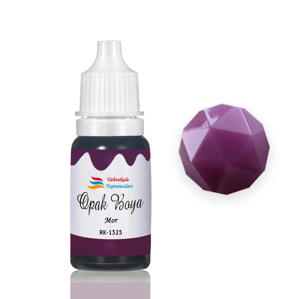 Epoksi Reçine Opak Boya Pigment Opak Epoksi Boyası 20 ML  Mor - 1325 ürün görseli 1