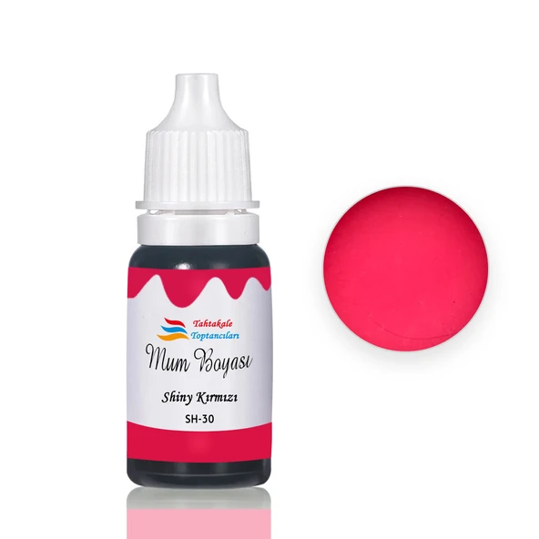 Mum Boyası Sıvı Pigment Boya 20 ML  Shiny Kırmızı - SH30 ürün görseli 1