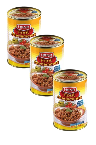 Hana Bakla Konservesi 400gr X 3 Adet ürün görseli 1