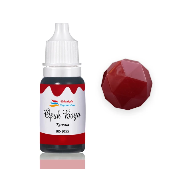 Epoksi Reçine Opak Boya Pigment Opak Epoksi Boyası 20 ML  Kırmızı - 1055 ürün görseli 1
