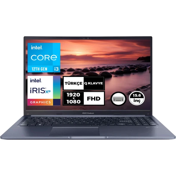 Asus Vivobook 15 Intel Core I3-1215U 24GB 256GB SSD 15.6" Fhd Windows 11 Pro Taşınabilir Bilgisayar X1502ZA-EJ067017 ürün görseli 1