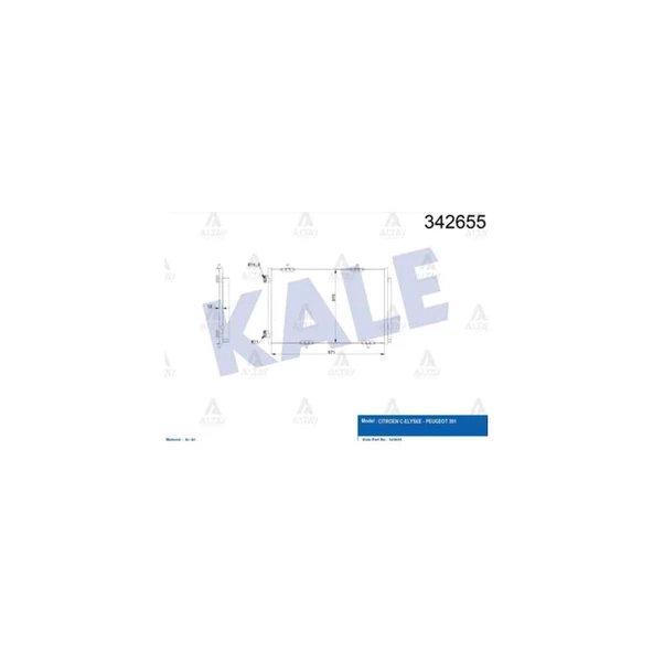 RADYATÖR KLİMA 301 12-18 / C-ELYSEE 12-18 / 1.6HDI M-T ürün görseli 1