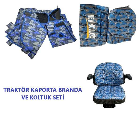 New Holland TD 4.78 B-TD 4.90 B Serisi Traktör Kılıfı Branda ürün görseli 1