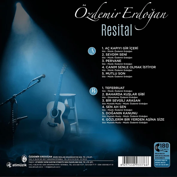 Özdemir Erdoğan Resitaller - Plak - Resim 2