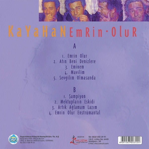 Kayahan Emrin Olur - Plak - Resim 2