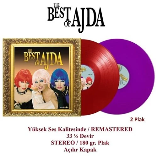 Ajda Pekkan The Best Of Ajda Renkli Plak - 2 Plak ürün görseli 1